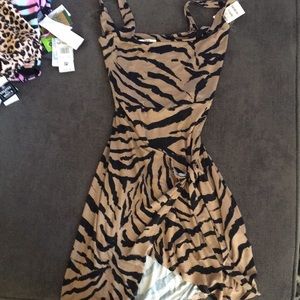 Bar III Tiger print mini dress